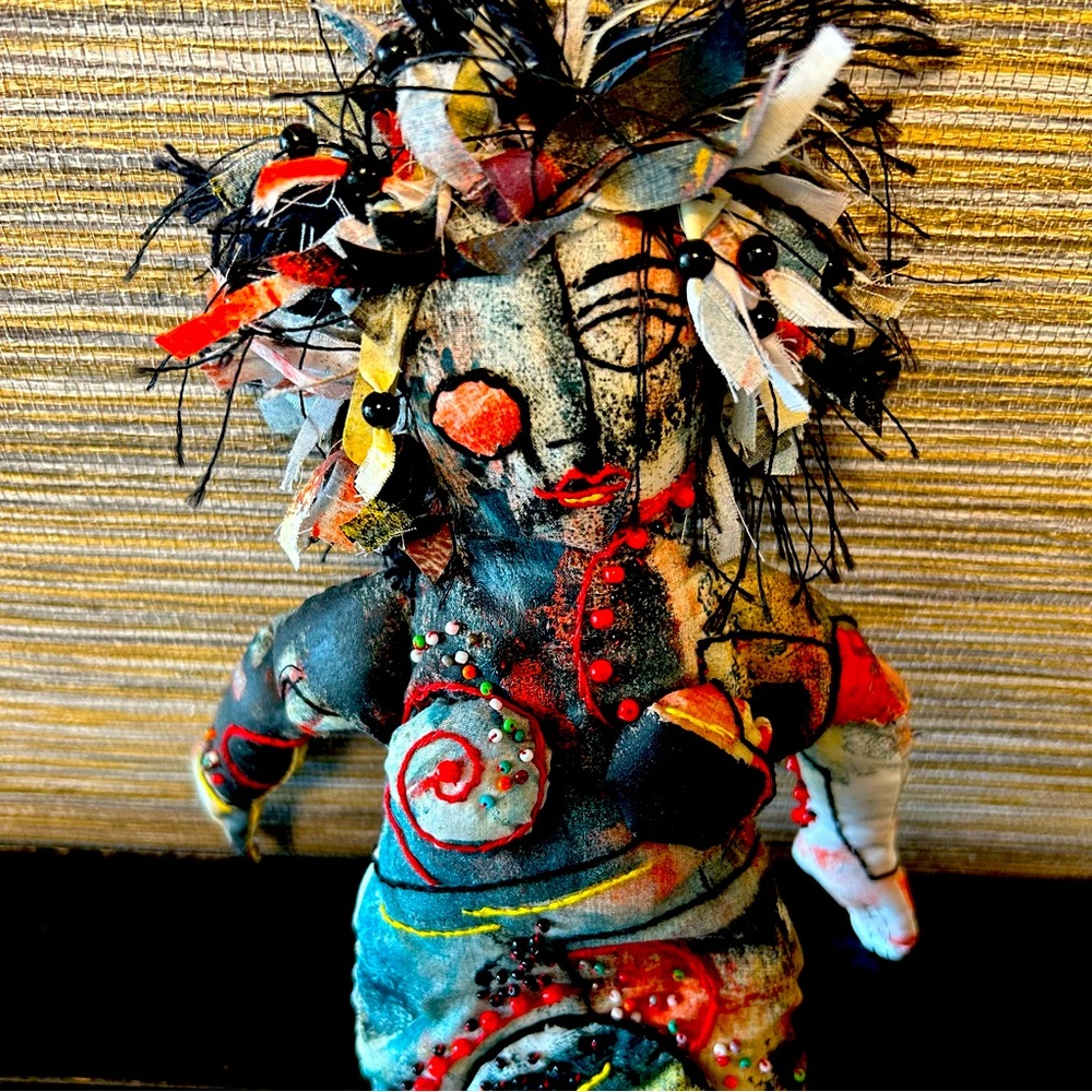 Handmade Futuristic Women Rag Doll